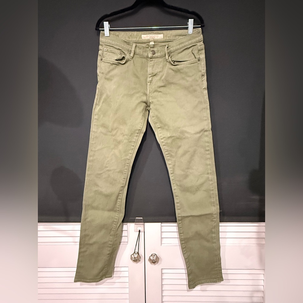 Burberry Women's Olive Skinny Jeans